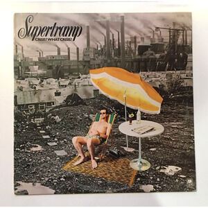 Supertramp - Crisis? What Crisis? LP (SP-4560) 1975 A&M Yellow Sleeve 12" Vinyl